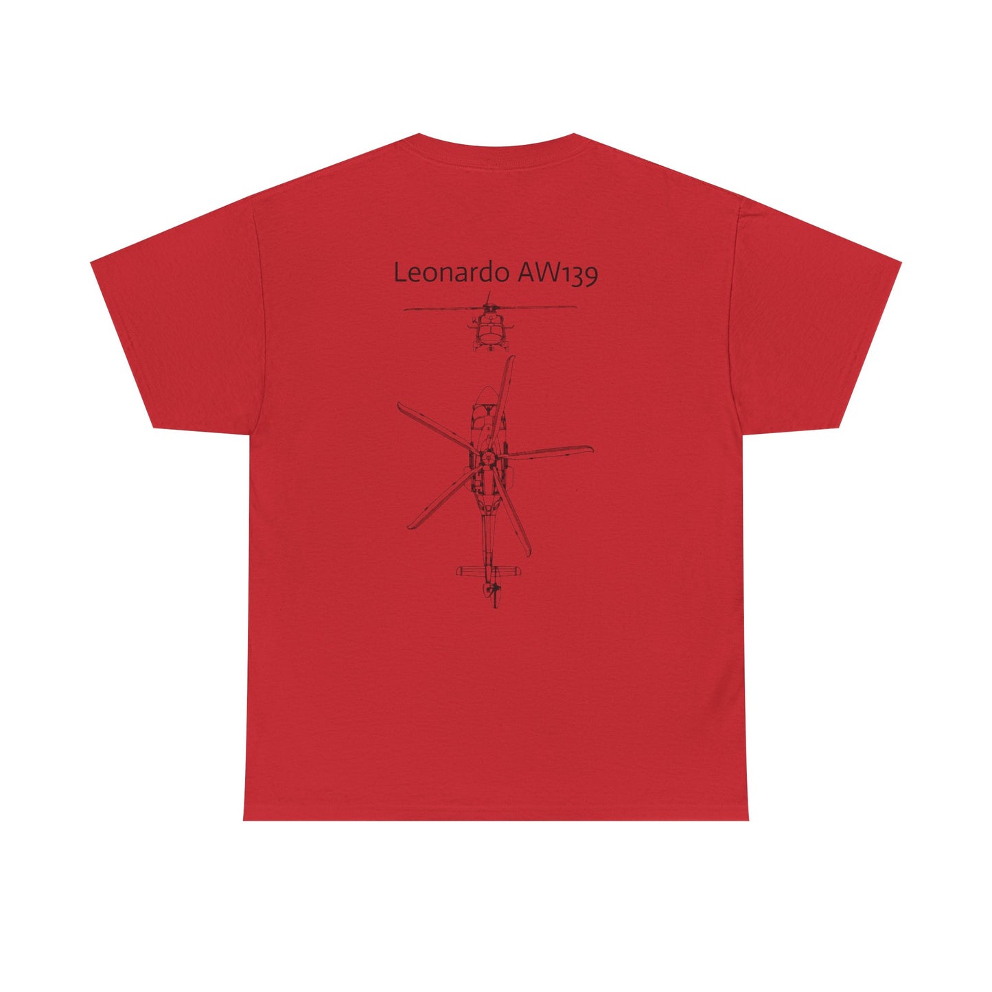 AW139 helicopter t-shirt