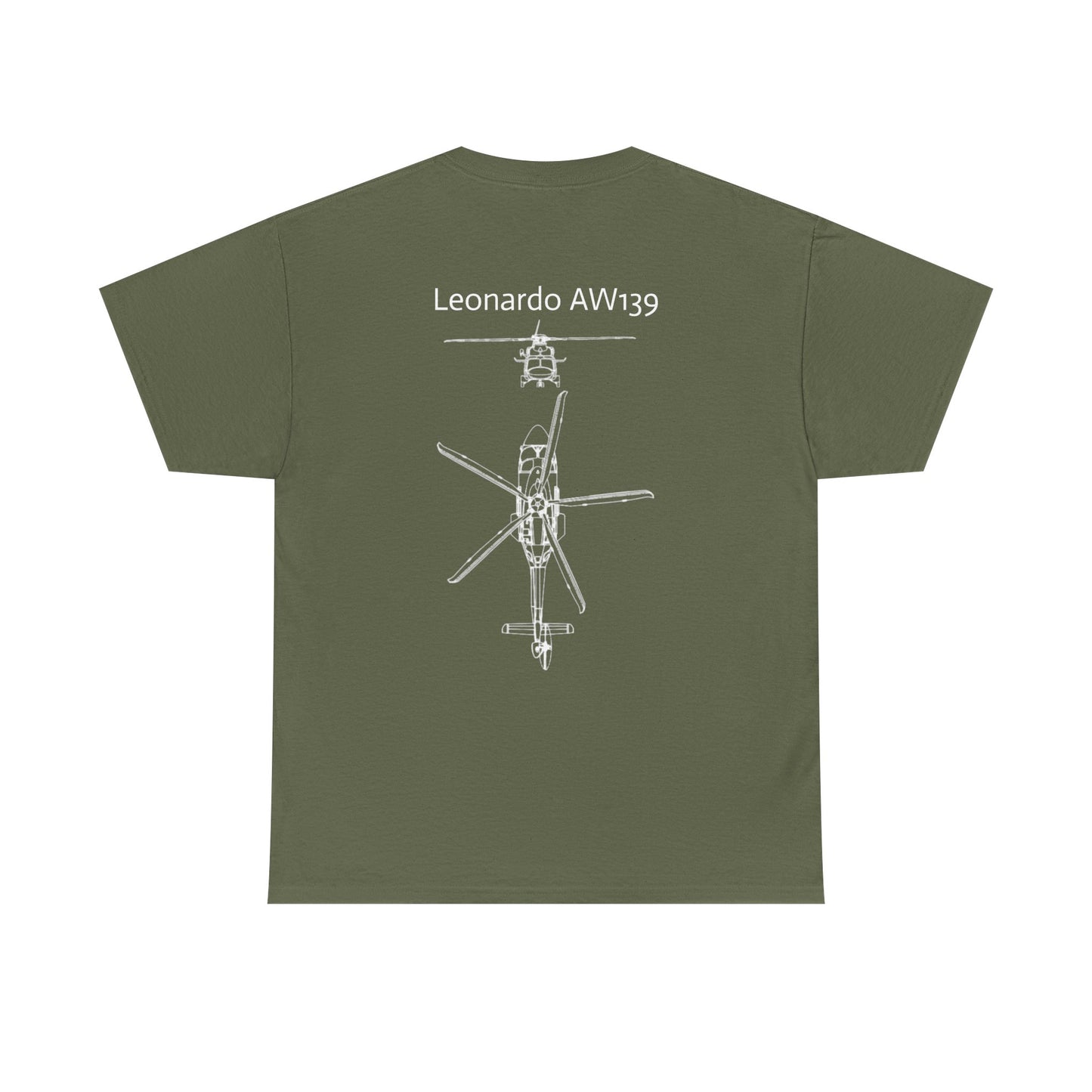 AW139 helicopter t-shirt