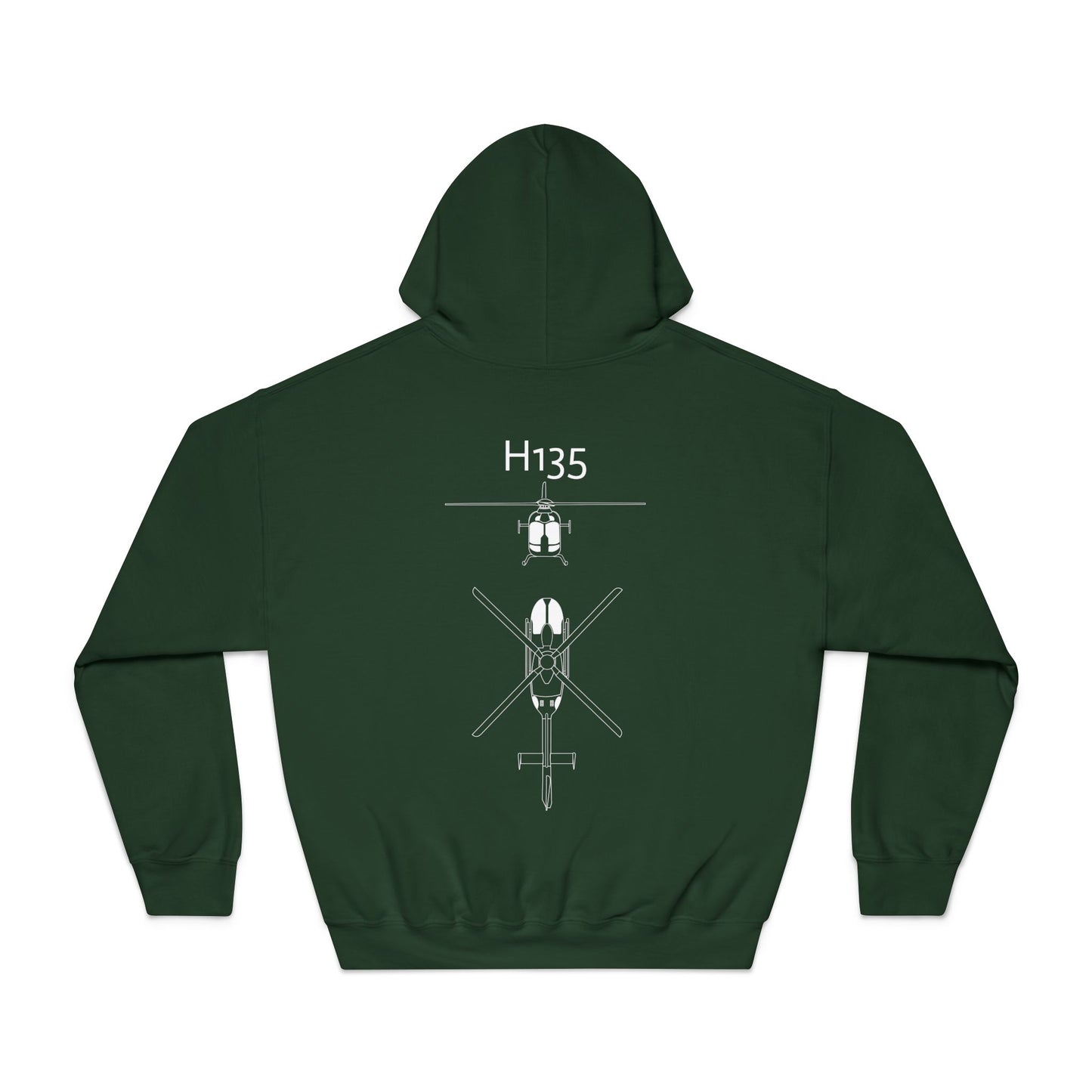 H135 helicopter Hoodie