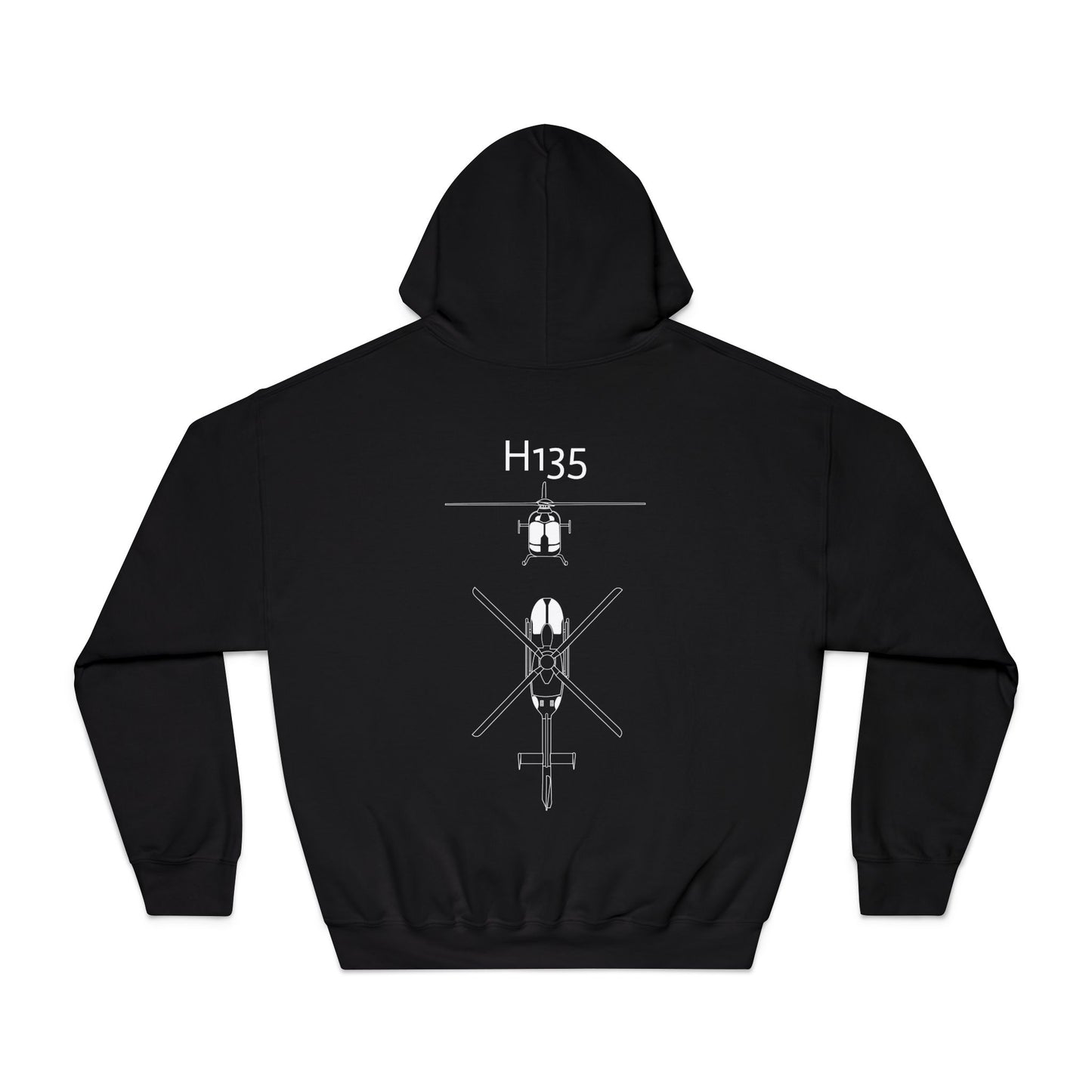 H135 helicopter Hoodie
