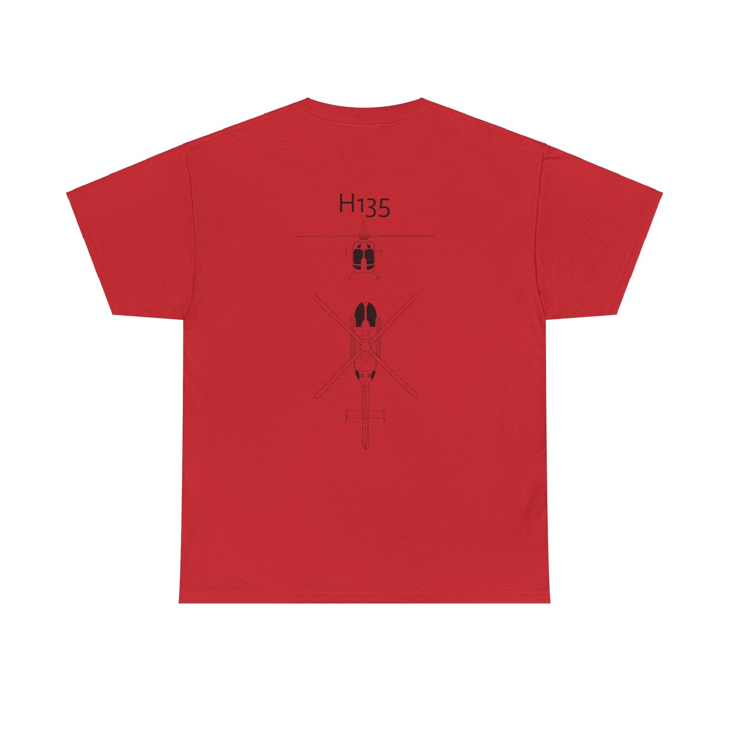 H-135 Helicopter t-shirt