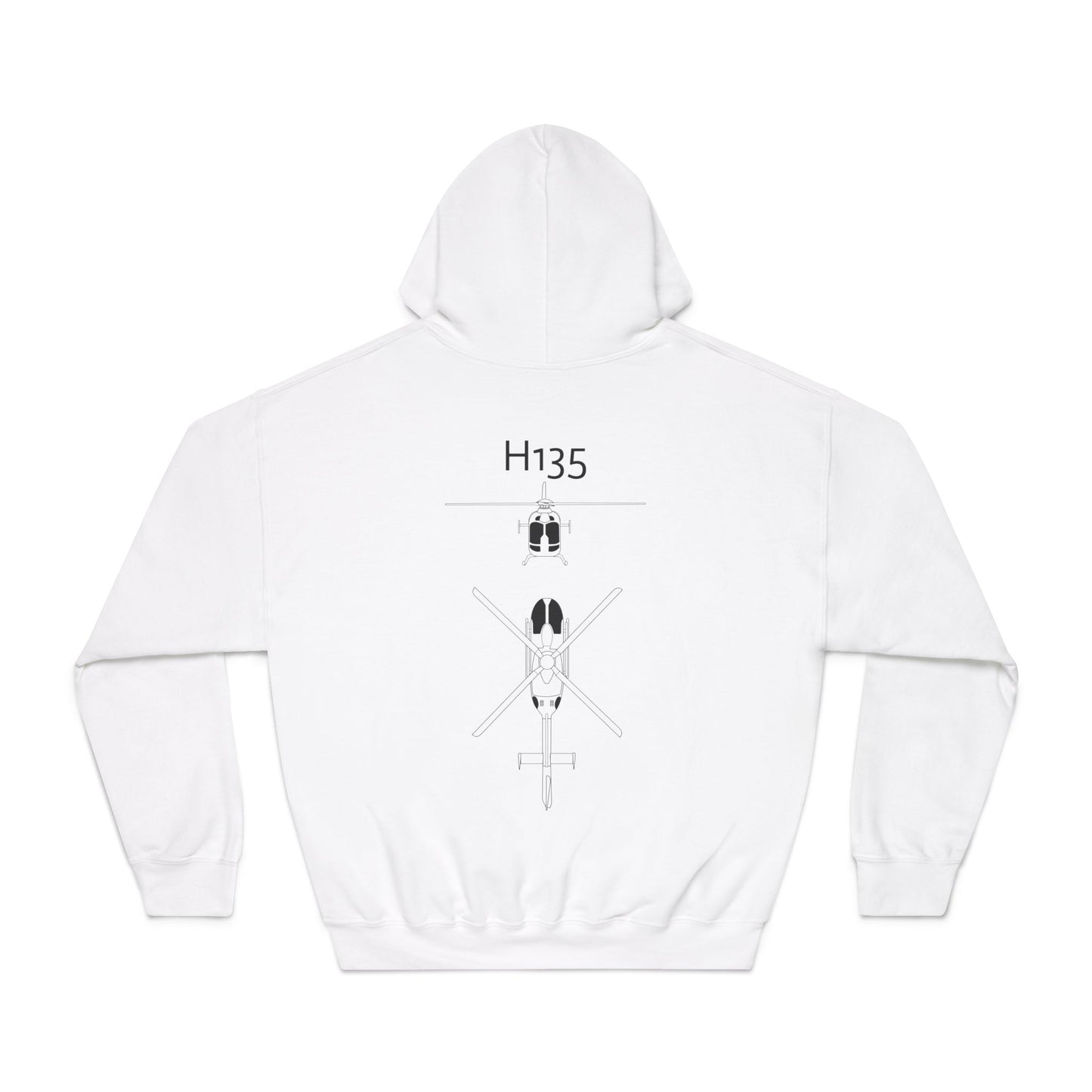 H135 helicopter Hoodie