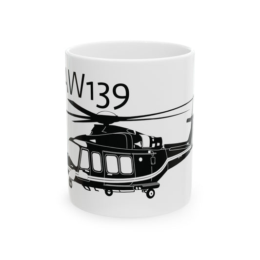 AW139 Helicopter Mug 11oz