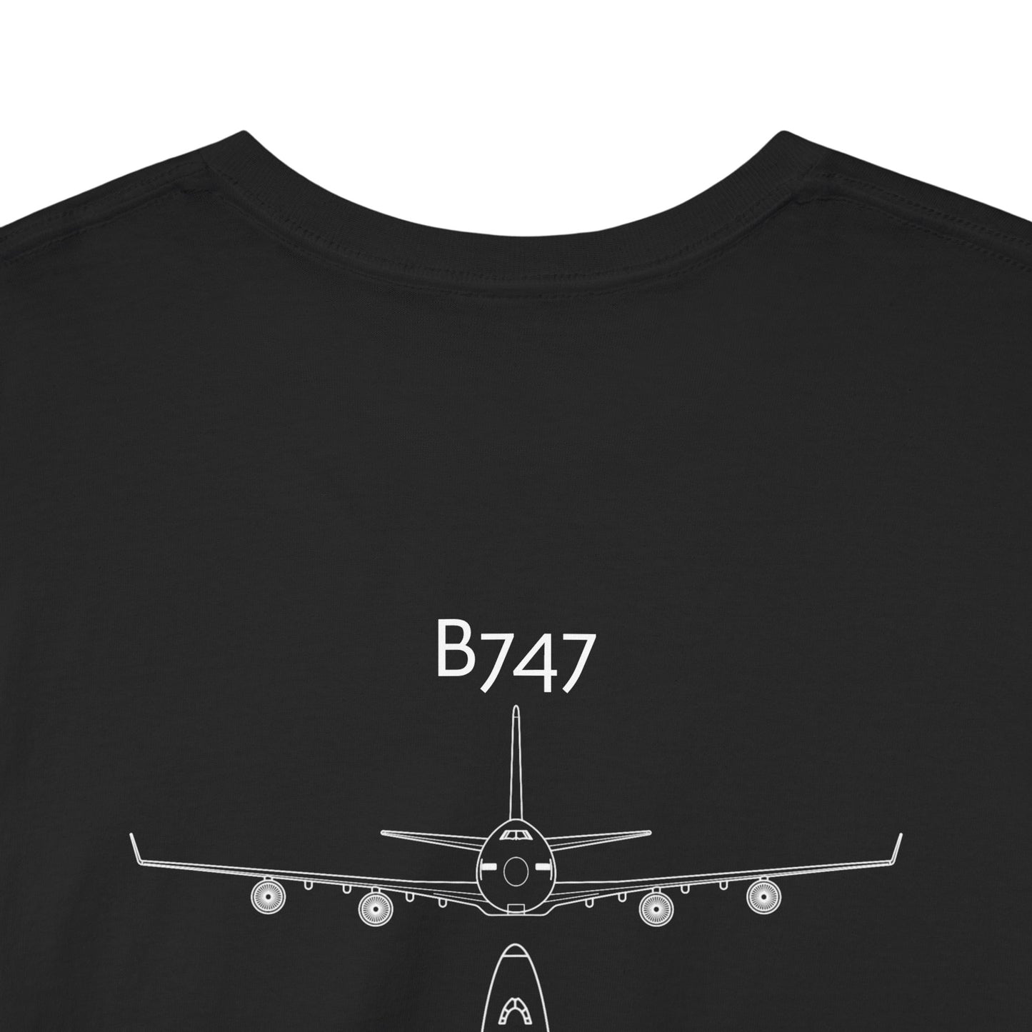 B747 airplane t-shirt