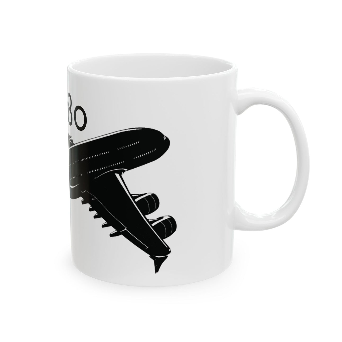 A380 airplane, Mug 11oz