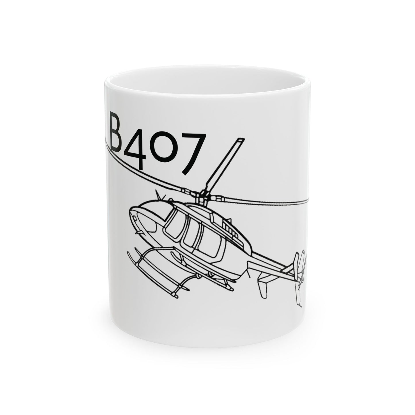B407 Helicopter Mug 11oz