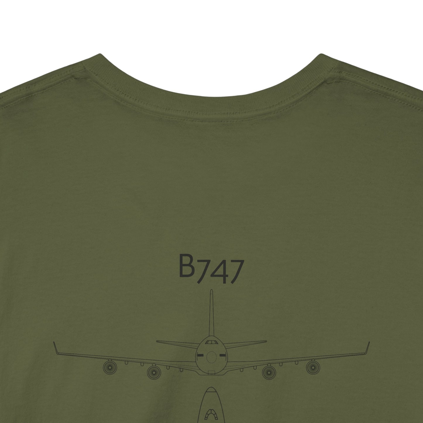 B747 airplane t-shirt