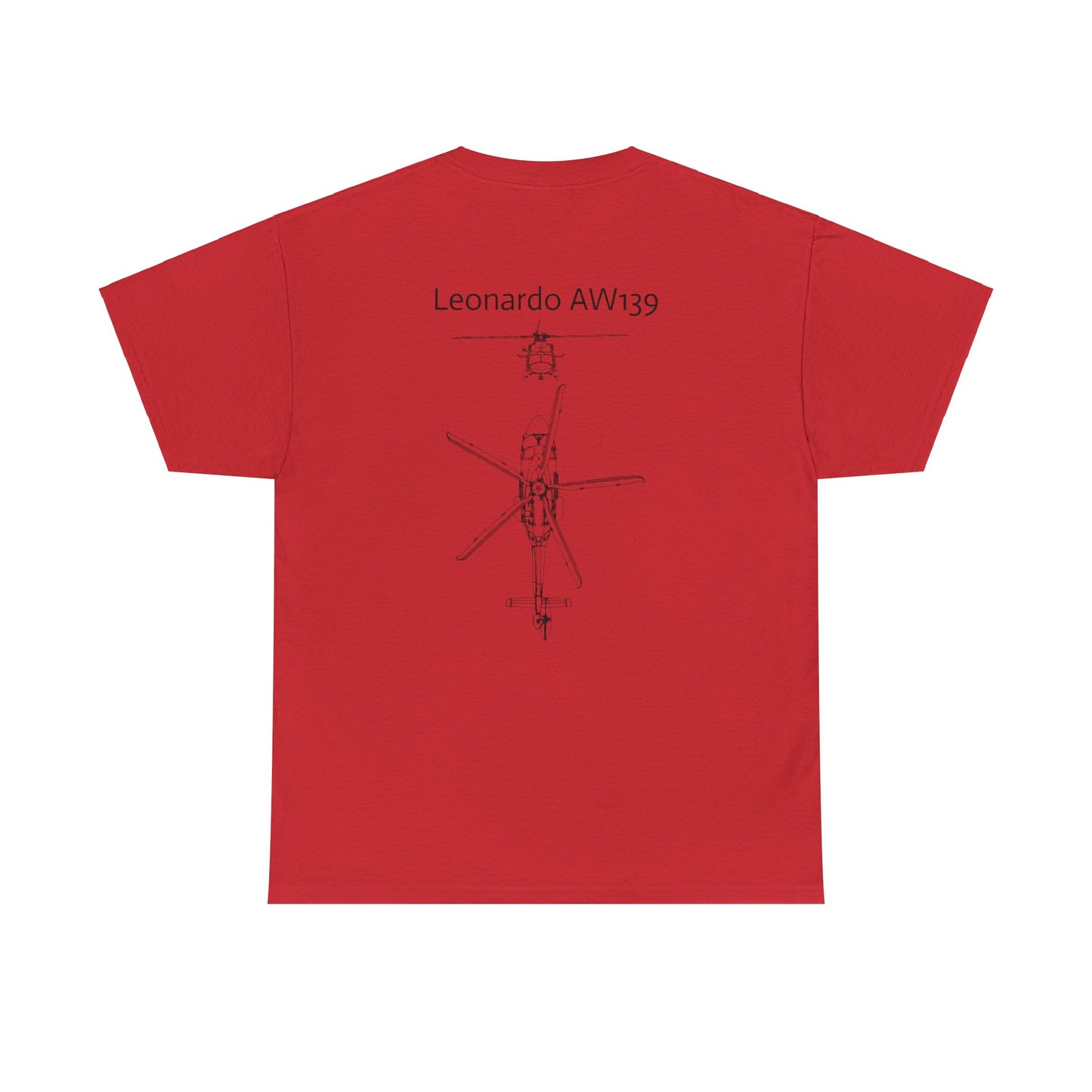 AW139 helicopter t-shirt