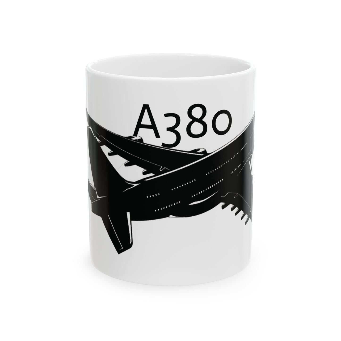 A380 airplane, Mug 11oz