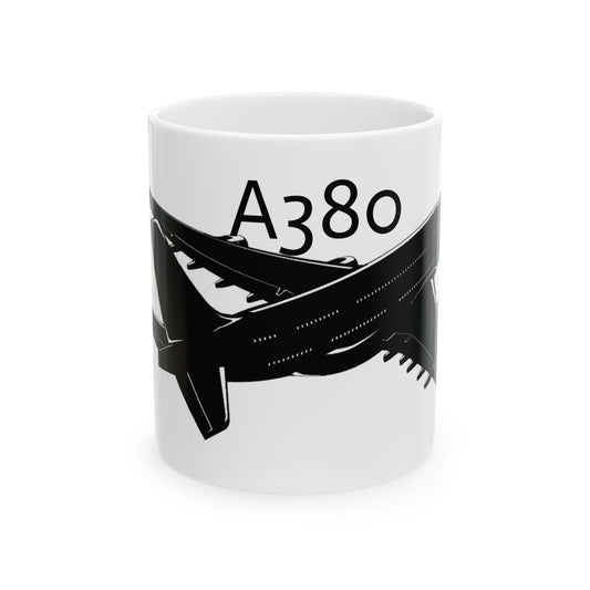 A380 airplane, Mug 11oz