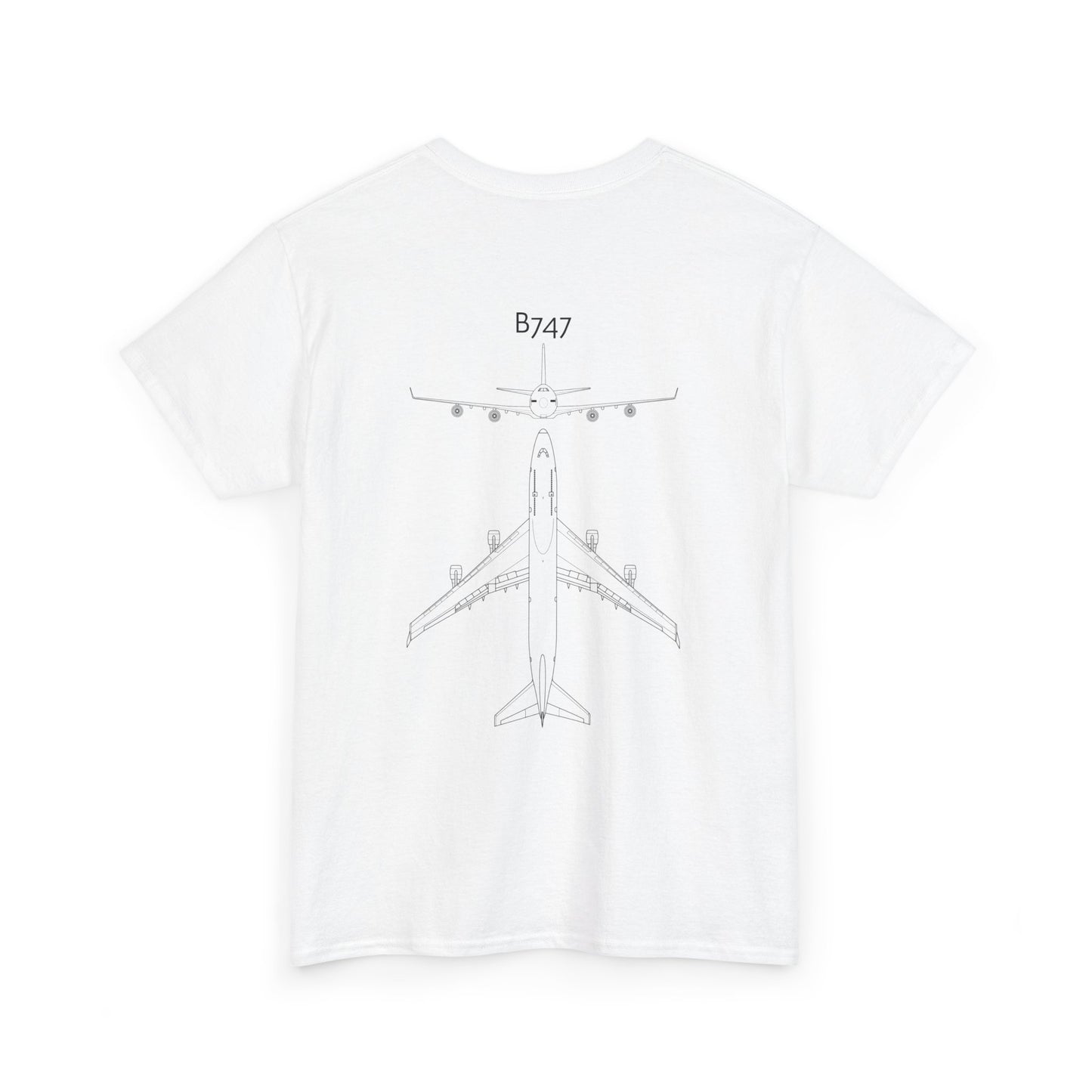 B747 airplane t-shirt