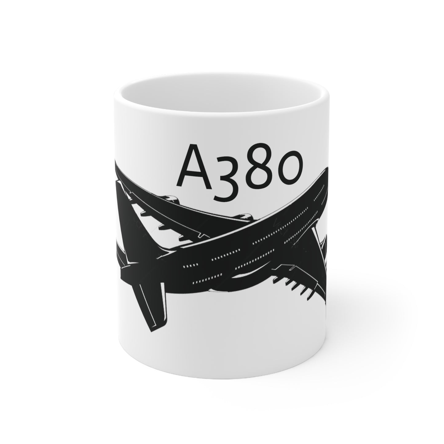 A380 airplane, Mug 11oz