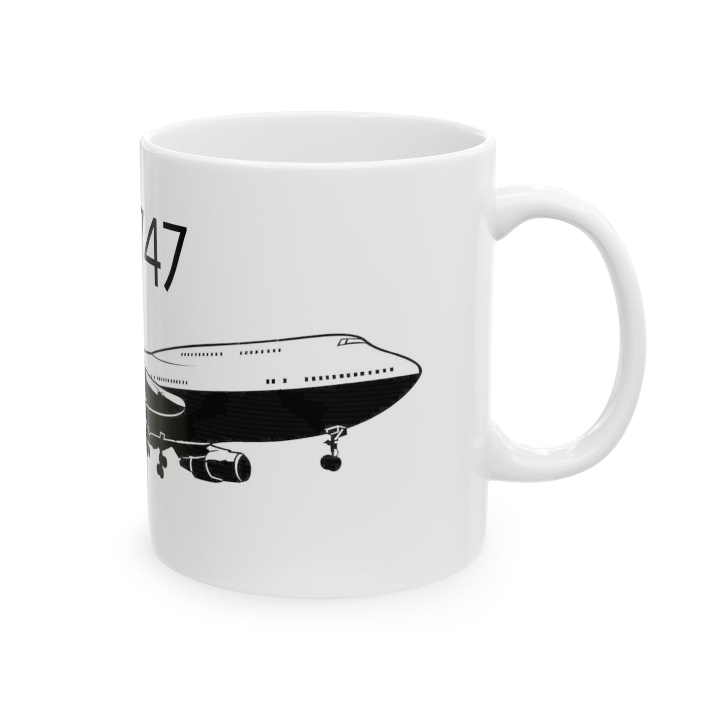 Boeing 747 Airplane Mug 11oz