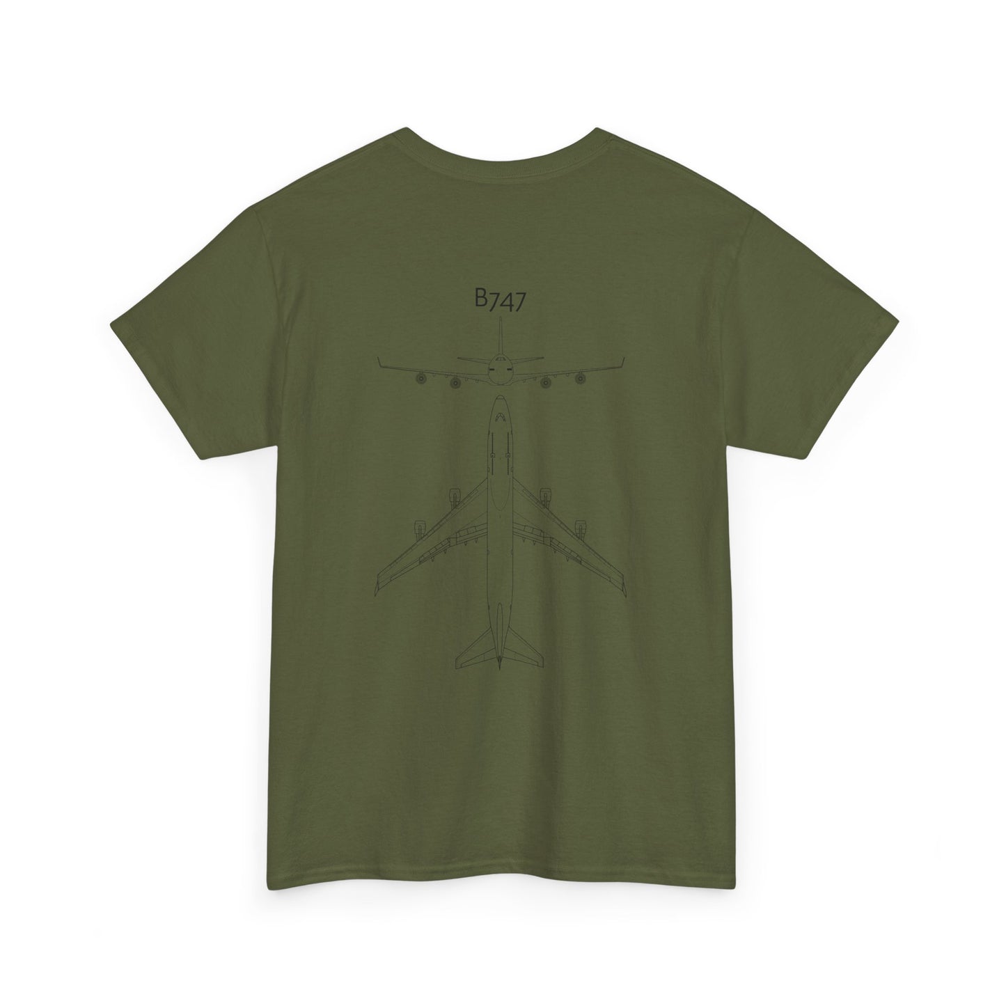 B747 airplane t-shirt