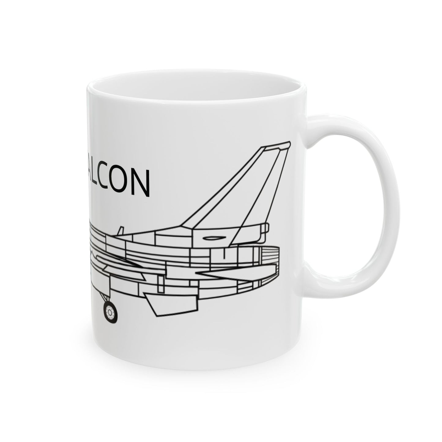 F-16 FIGHTING FALCON, Mug 11oz
