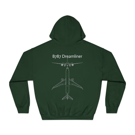 B787 Dreamliner Airplane Hoodie