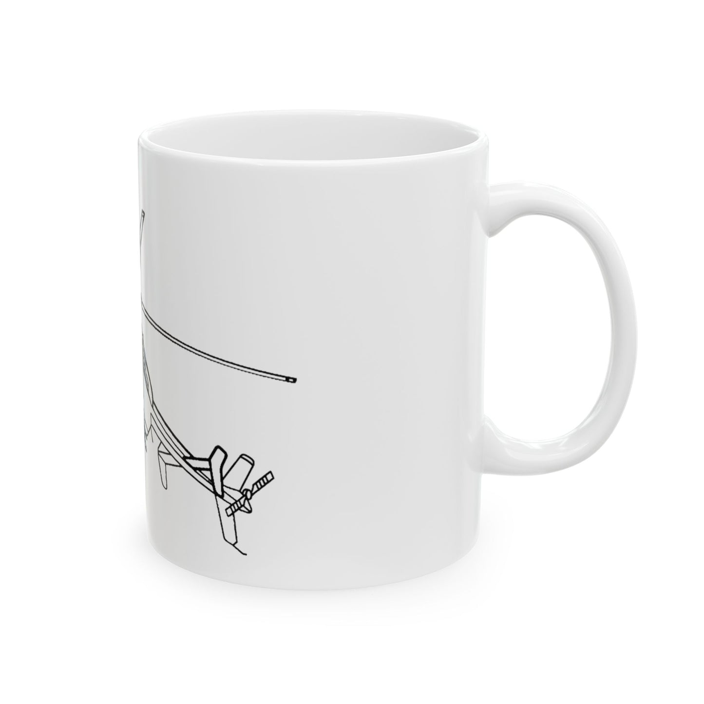 B407 Helicopter Mug 11oz