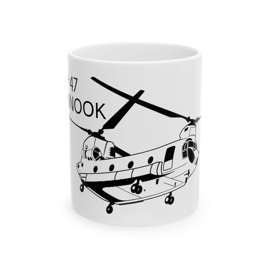 CH-47 CHINOOK HELICOPTER Mug 11oz