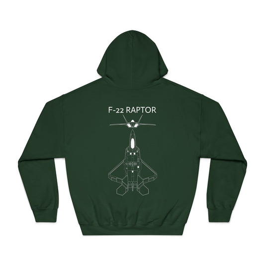 F-22 Raptor Airplane Hoodie