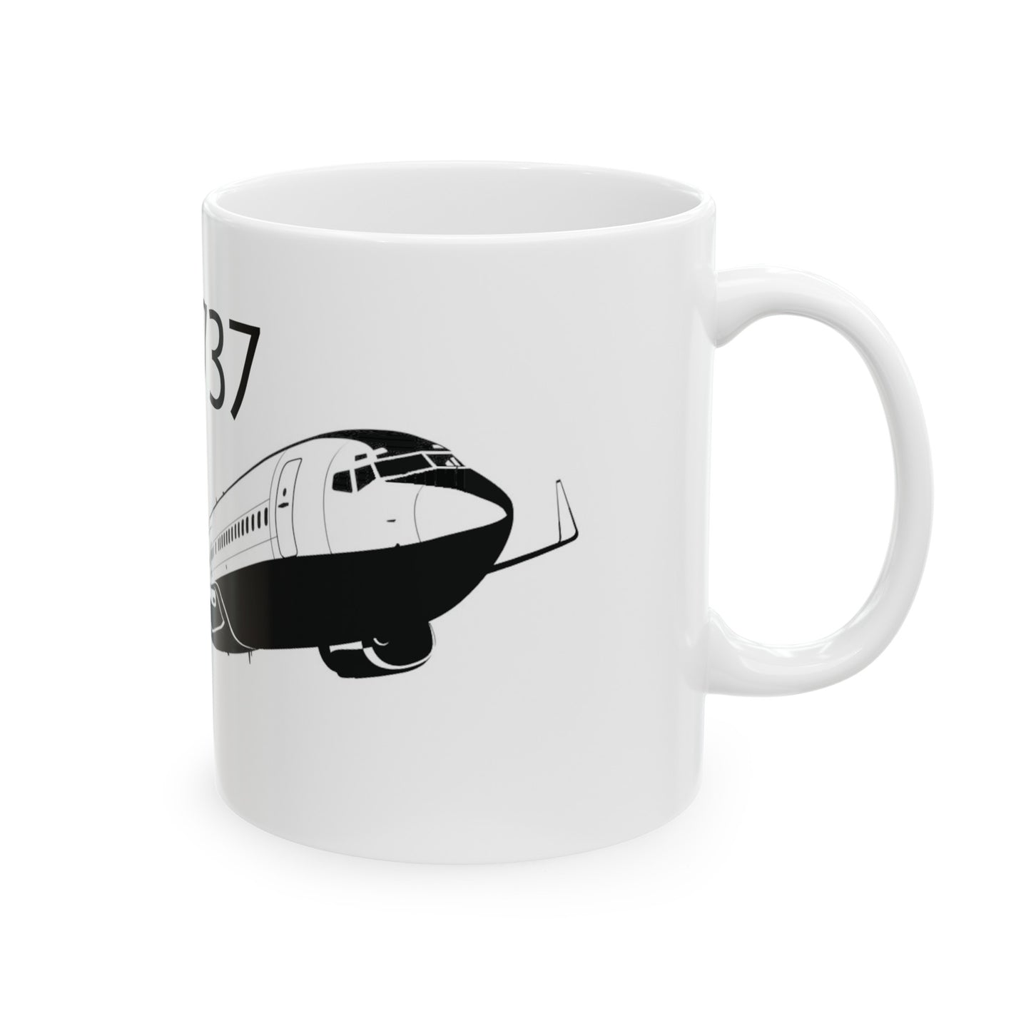 Boeing 737 Airplane Mug 11oz